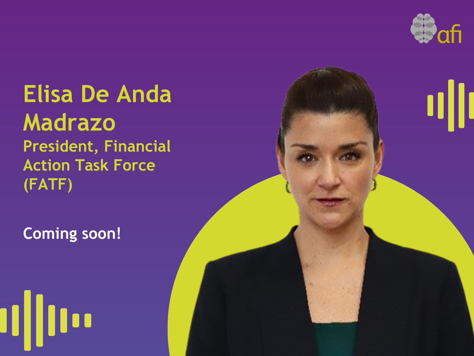 Elida De Anda Madrazo guest of AFI podcast: Inside Financial Inclusion
