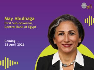May Abulnaga first guest of AFI podcast: Inside Financial Inclusion